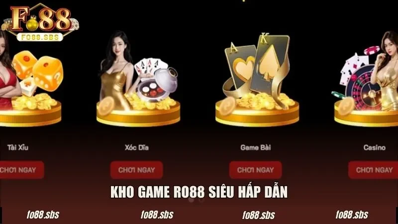Kho game tại sân chơi siêu hấp dẫn